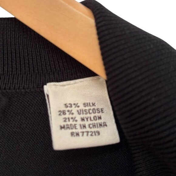 PRONTO UOMO Silk Blend Sweater Lightweight Short Sleeve Men's Size XXL EUC - Picture 4 of 5